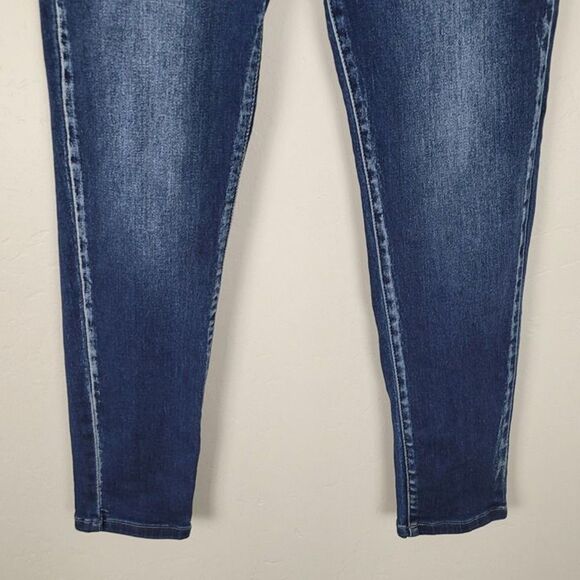 Kancan Size 31 Nicole High Rise Super Skinny Jeans Ankle Dark Wash Blue - Picture 4 of 12